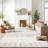 Humphrey Southwestern Light Gray/Dark Gray/Ivory Area Rug in Gray-2061292954