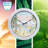 15.75" Indoor/Outdoor Margaritaville Wall Clock w/ Temp