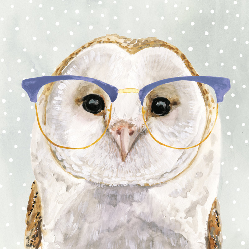 Four-eyed Forester II by Victoria Borges - Wrapped Canvas Painting, 30cm H x 30cm W
