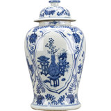 Handcrafted Porcelain China Ginger Jar