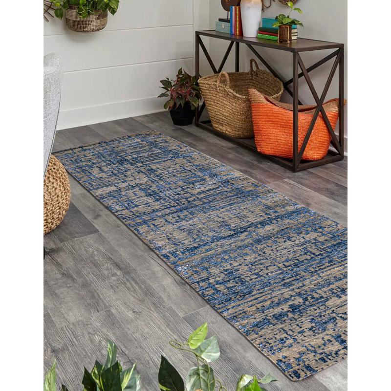 Tapis bleu Legacy 2 pi 6 po x 9 pi 11 po