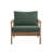 Lyon 4-Piece Solid Acacia Wood Outdoor Set With Sofa, 2 Chairs, Coffee Table-1946581999