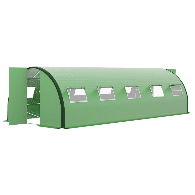 Greenhouse, White, 295.2" H x 120" W x 79.2" D
