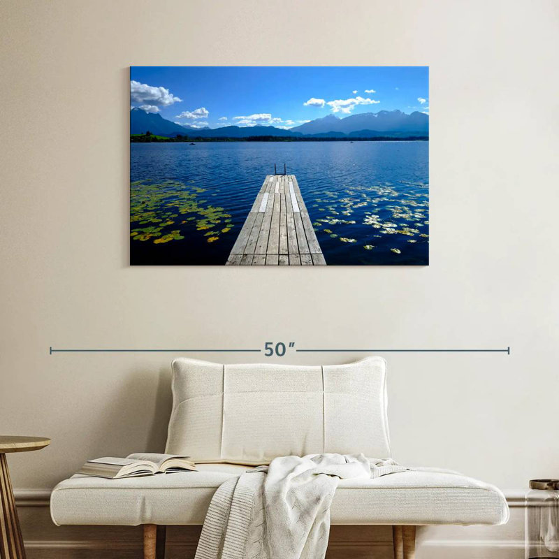 Alvord Hopfensee Dock, 26" H x 39" W