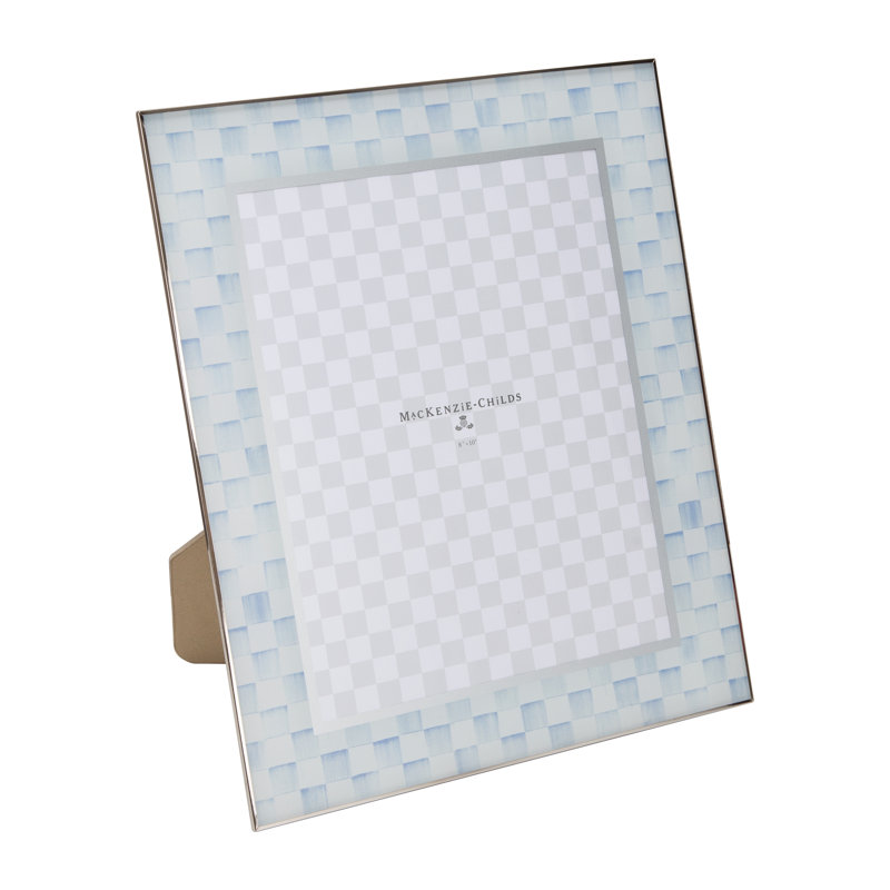 Sky Check Glass Frame, 8" W X 10" H