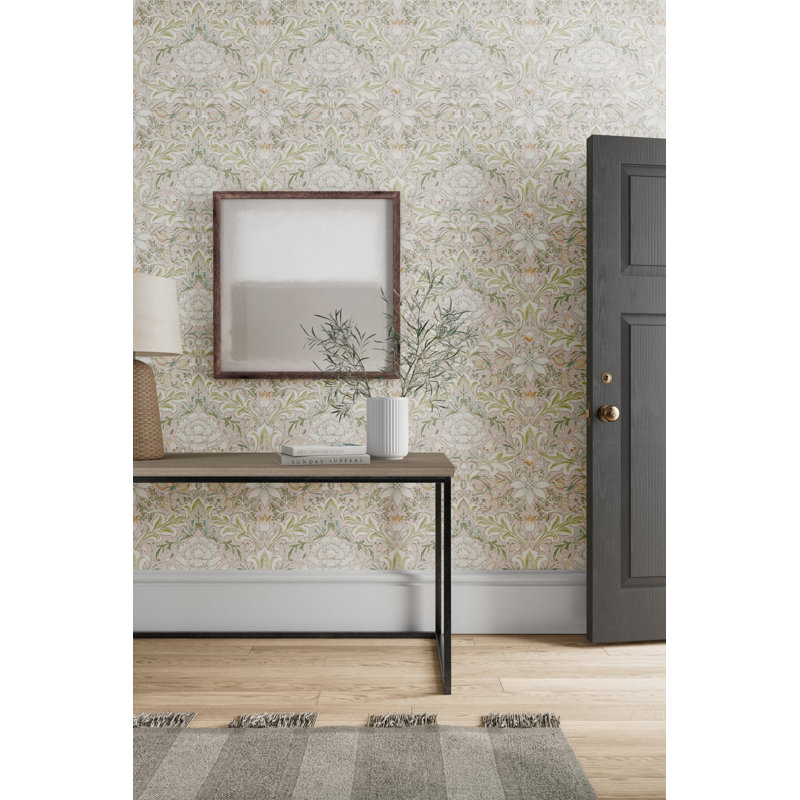 Simply Severn Wallpaper, Cochineal/Willow