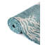 Tapis contemporain Aycan de couleur turquoise-1914090740
