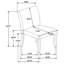 Ensemble de 2 chaises de salle à manger rembourrées Conifer Beige-596887143