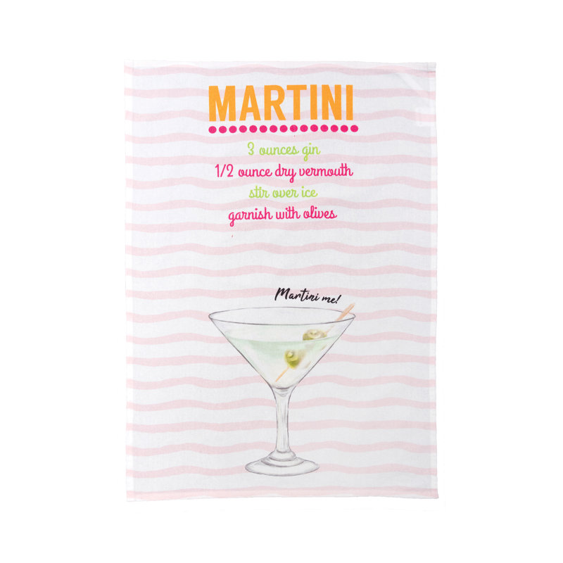Torchon à vaisselle Martini