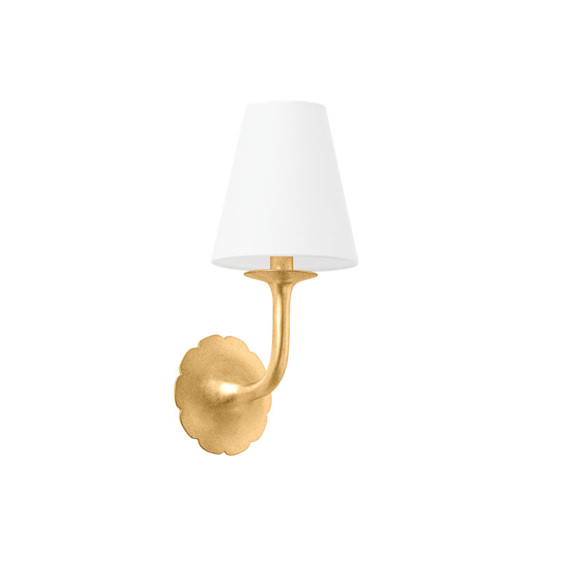 WINNIPEG WALL SCONCE, Vintage Gold Leaf