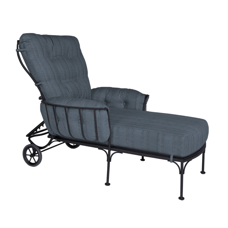 Monterra Outdoor Chaise Lounge, Sash Denim, Graphite