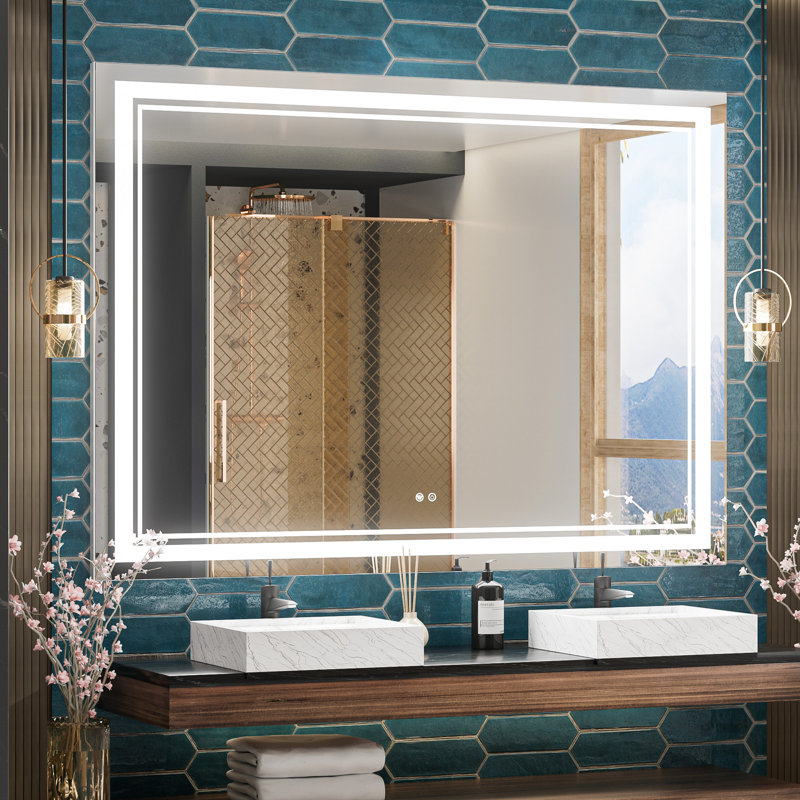 Miroir de salle de bain Kaelia, 36 po x 48 po