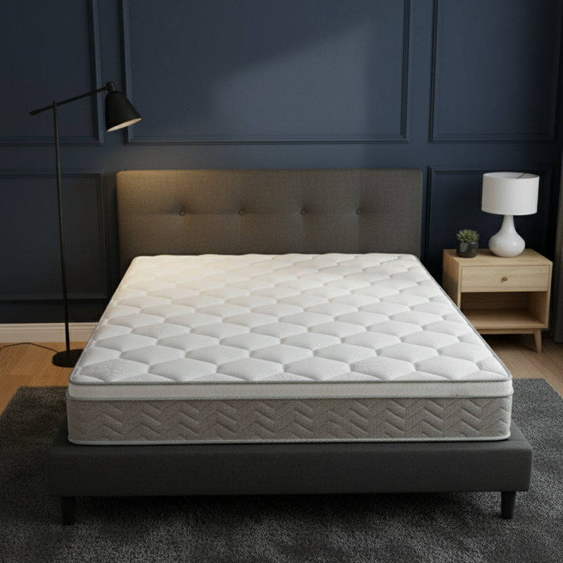Full Size 12'' Hybrid Mattress - Medium-Firm, Memory Foam & Pocket Spring - CertiPUR-US