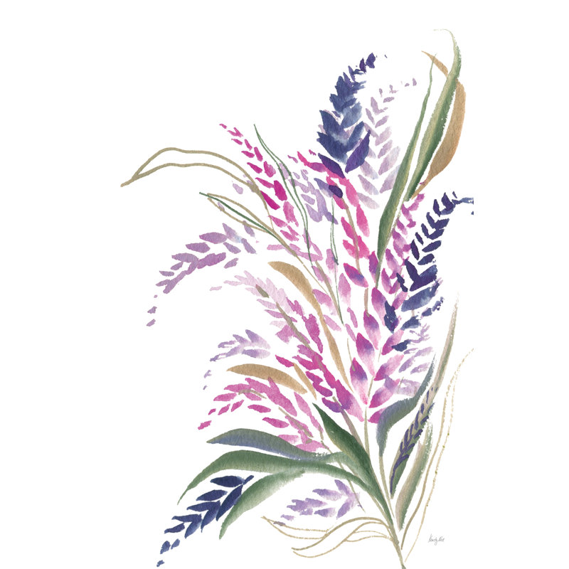 «Lavender Bouquet On Canvas» par Kristy riz, H 36 po x l 24 po