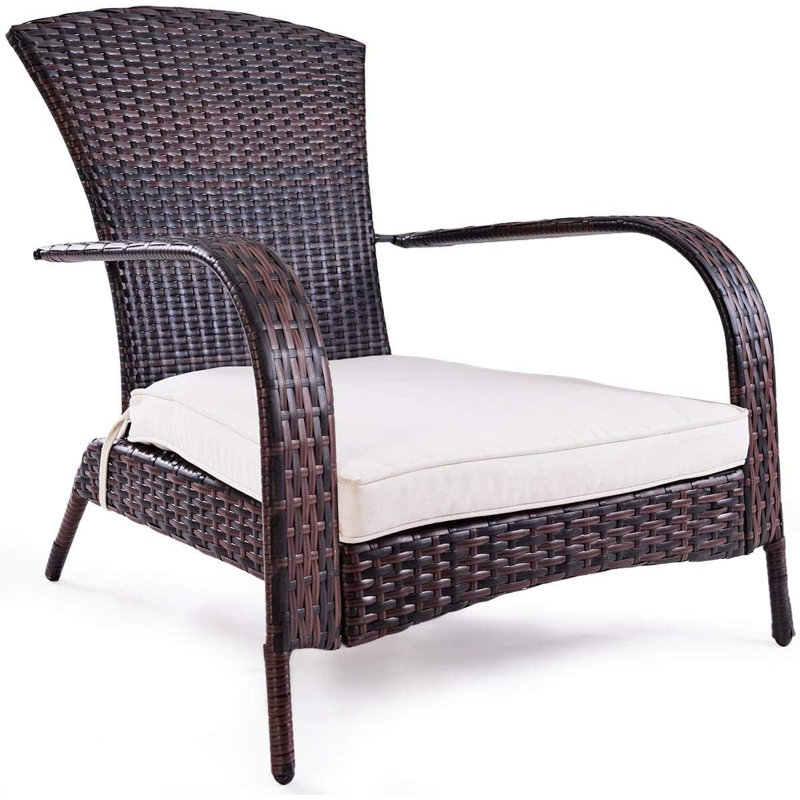 Abdulwahhab Wicker Outdoor Lounge Chair