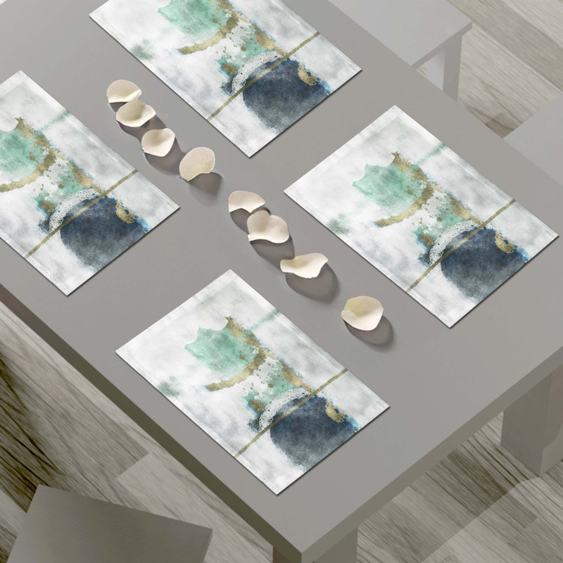 Napperon abstrait en polyester