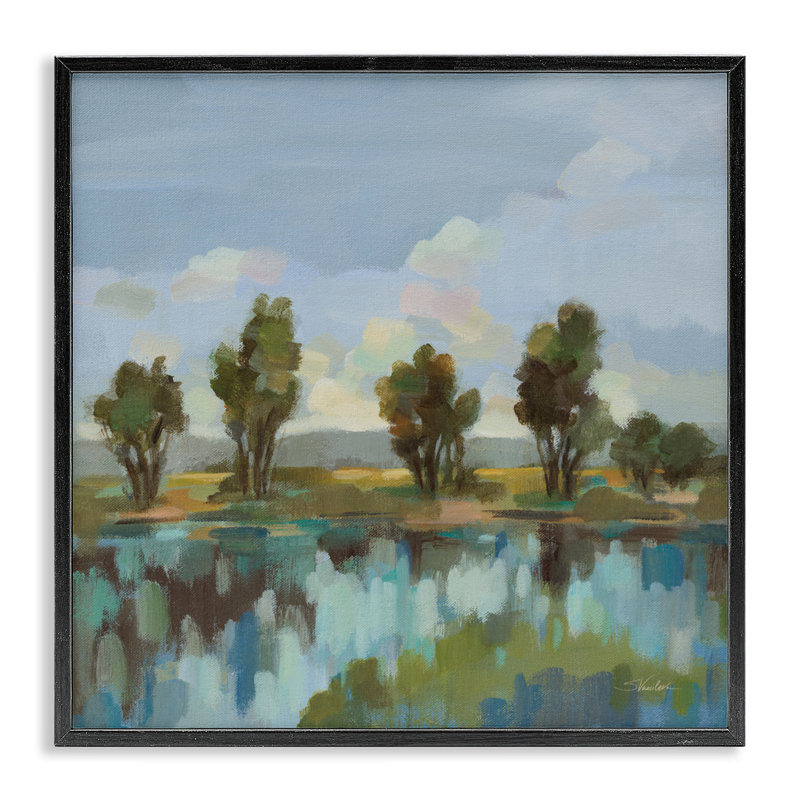 Giclée encadrée, par Silvia Vassileva, Giclée encadrée noir minuit, H 12 po x l 12 po