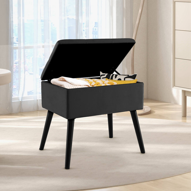 Frauhiger Velvet Ottoman
