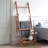 Gracie Oaks 57in Wooden Blanket Ladder with Bottom Shelf