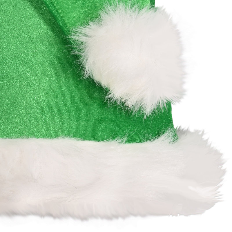 Chapeau de père Noël vert