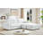 Upholstered Sectional Sofa with Removable Ottoman-1012964215