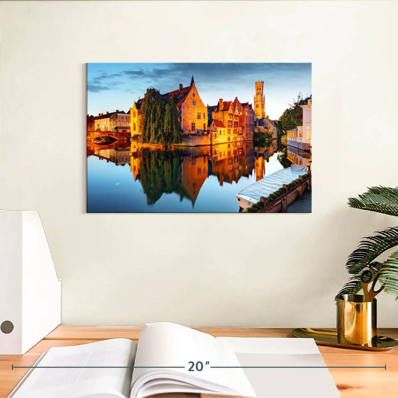 Réflexions de la rivière Bruges, H 8 po x l 12 po