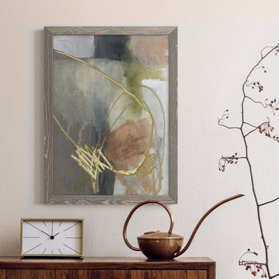 Burnish Loops II - Peinture sur toile encadrée