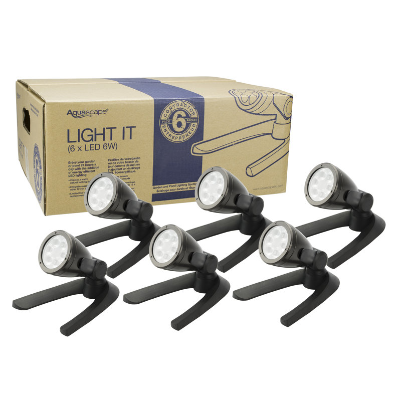 Projecteur à DEL 6 watts pour étang et paysage
