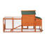 Poulailler portable sur roulettes