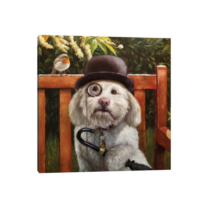 Alfie 1 Piece Wrapped Canvas Painting, 30.48 cm H x 30.48 cm W