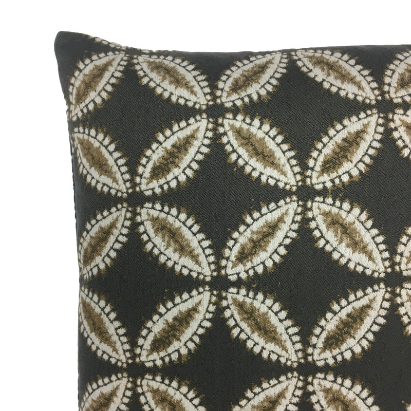  Housse de coussin en duvet géométrique 22 po, 20 po x 20 po, Gris anthracite