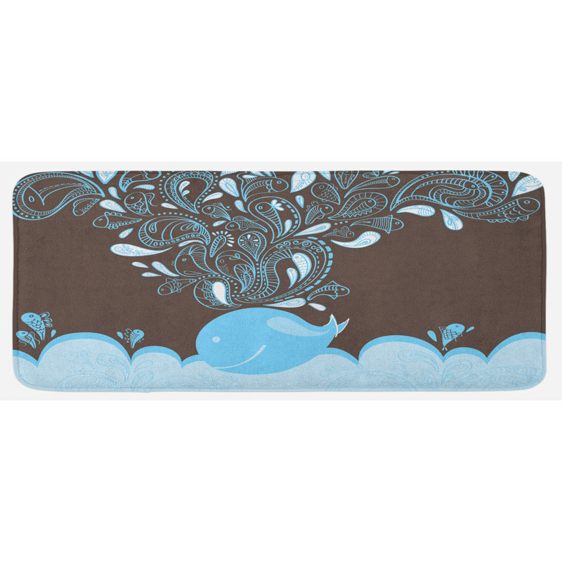 Tapis de cuisine baleine
