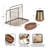 Montae Metal Stackable Desk Organizer