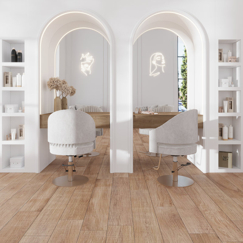 Bois 7.87 in. x 47.25 in. Porcelain Rectangular Wall and Floor Tile (15.49 sq. ft./case), Natural 