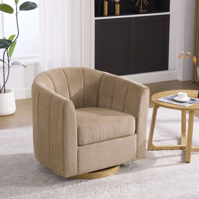Chaises d'appoint pivotantes avec rangement, siège de maison moderne en bois de chenille