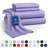 Lux Decor 4-Piece Ultra Soft Microfiber Sheet Set Deep Pocket Fitted Sheet, Wrinkle-Resistant & Easy Care Bedding-960111324-960111316