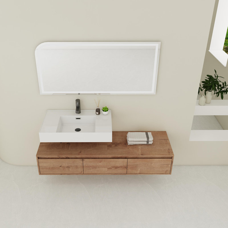 Wall-Mounted Bathroom Vanity