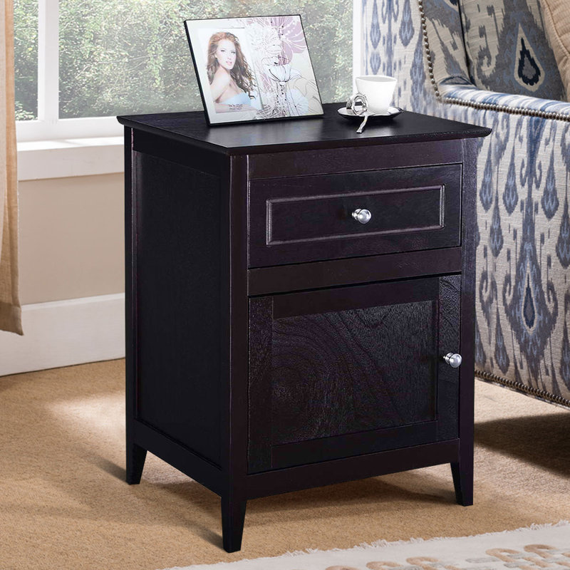 Adcox End Table, Dark Brown