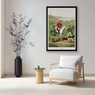 Canvas Wall Art Illustration of Hawking Vintage Poster Print Home Decor