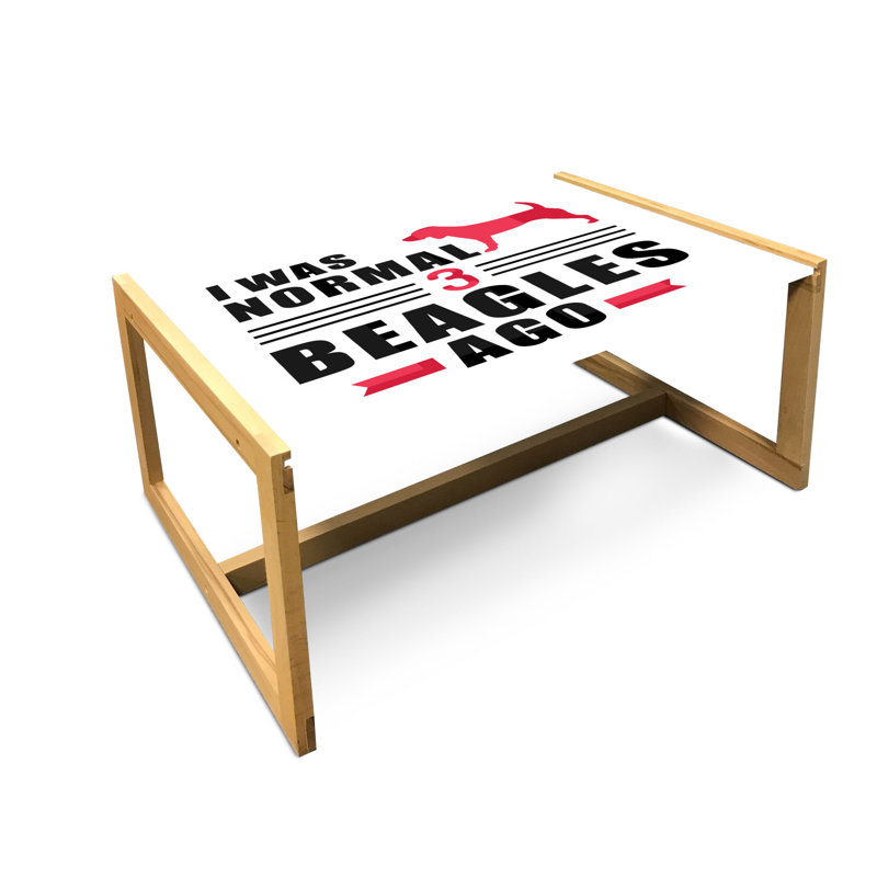 Ineslta Trestle Coffee Table, 40cm H x 91cm W x 62cm D