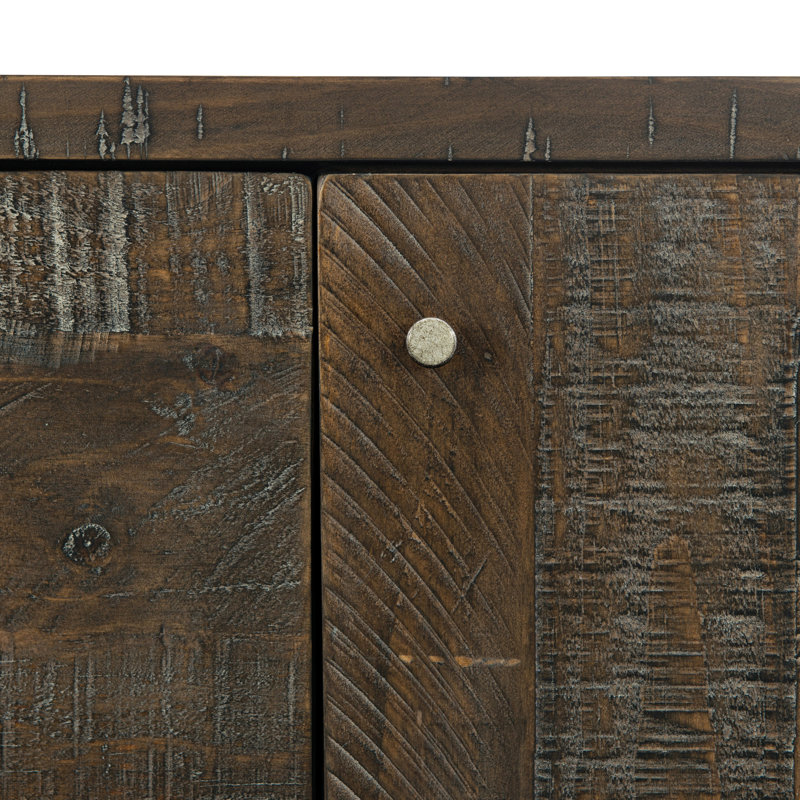 Payson Transitional 64'' Brown Solid Pine Sideboard
