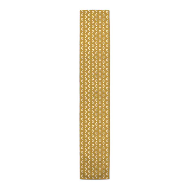 Chemin de table géométrique Mizell, L 90 po x l 16 po