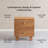 Pascal Solid Wood Nightstand-250622645