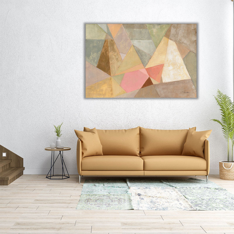 «Geometric Abstract», reproduction d'art sur toile, H 16 po x l 24 po