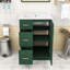 Meuble-lavabo compact avec lavabo en céramique, porte à fermeture en douceur et tablettes réglables-607288003
