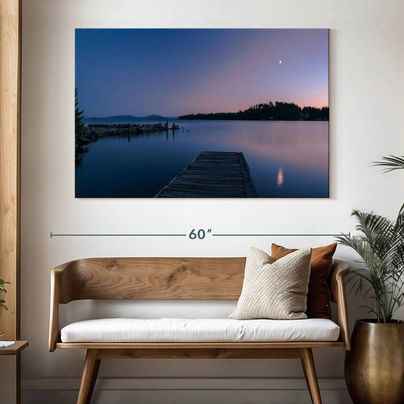 Alvord Dock On Flathead Lake, 34" H x 51" W