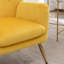 Fauteuil d'appoint à dossier capitonné en velours Sovarol (fauteuil d'appoint)-1305240108