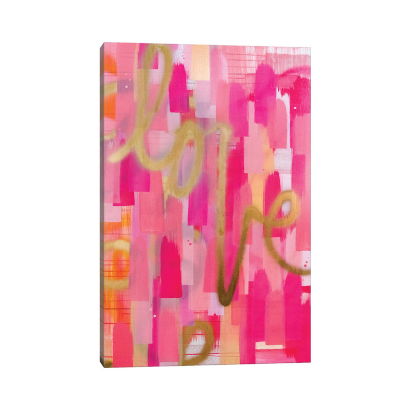 Love by Rashelle Roos - Painting on Canvas, 101.6 cm H x 66.04 cm W x 1.91 cm D, Wrapped Canvas