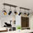 24.8'' 3 -Light Fixed Track Track Kit with Dimmable and Adjustable Head-54646789