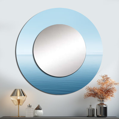 Décoration murale Oceans Infinity Dreamscape III - Miroir rond minimaliste_MTMIR116104